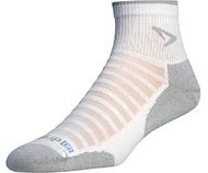 Running Lite-Mesh 1/4 Crew - White/Gray